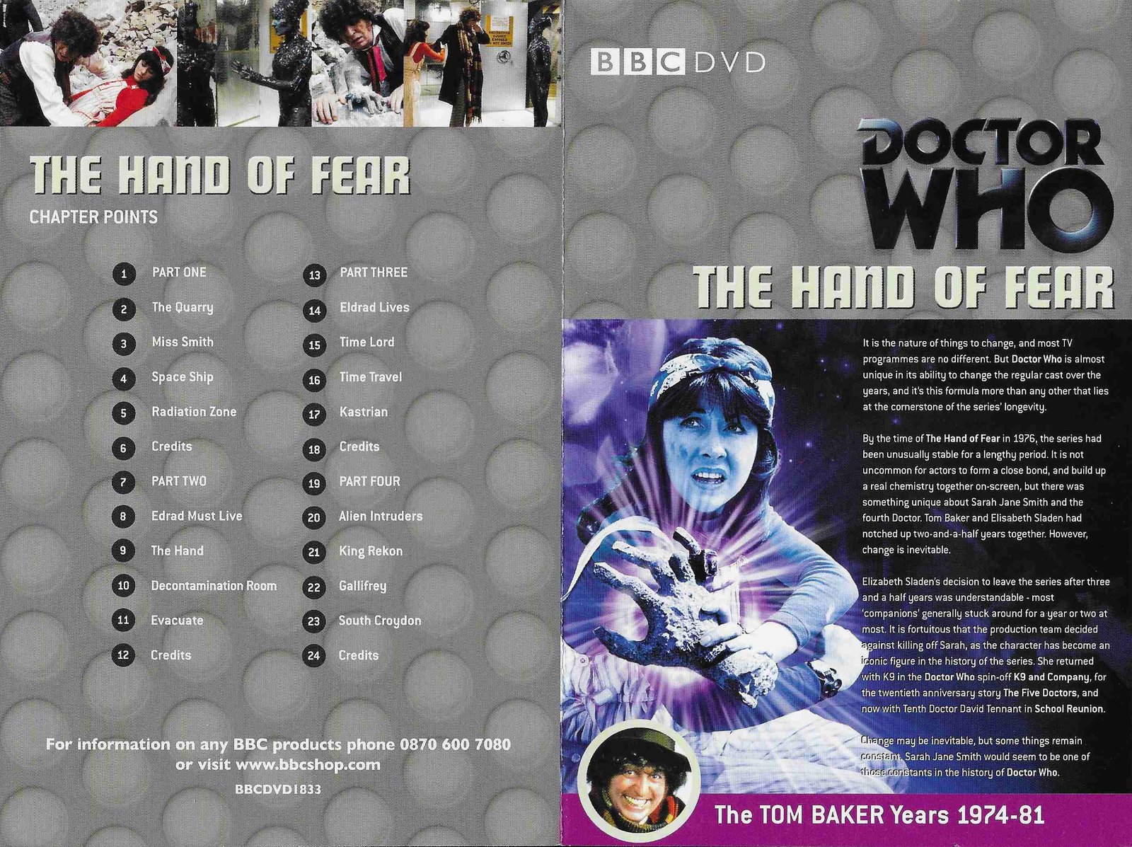 Inserts from BBCDVD 1833